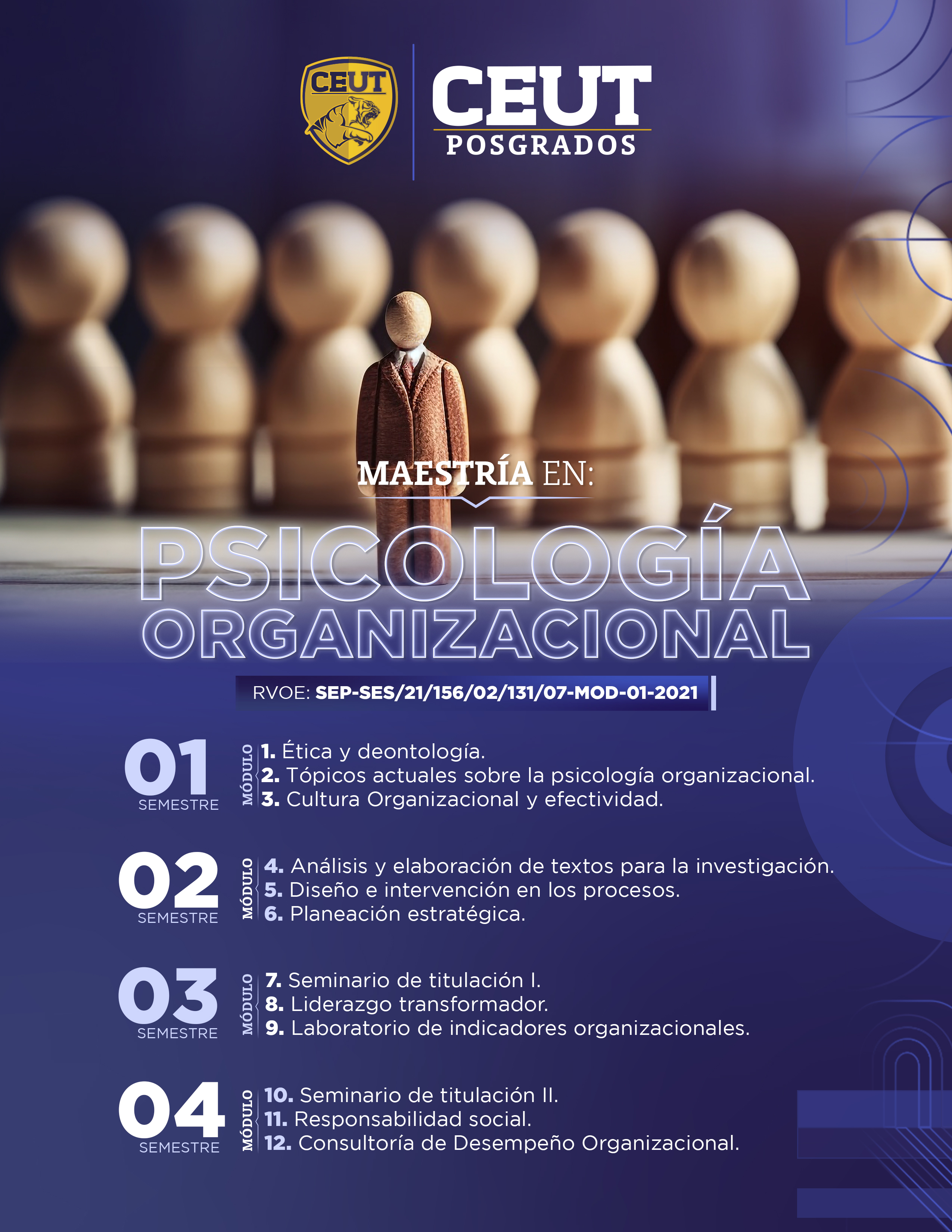 Plan de Estudios - Maestría en Psicología Organizacional
